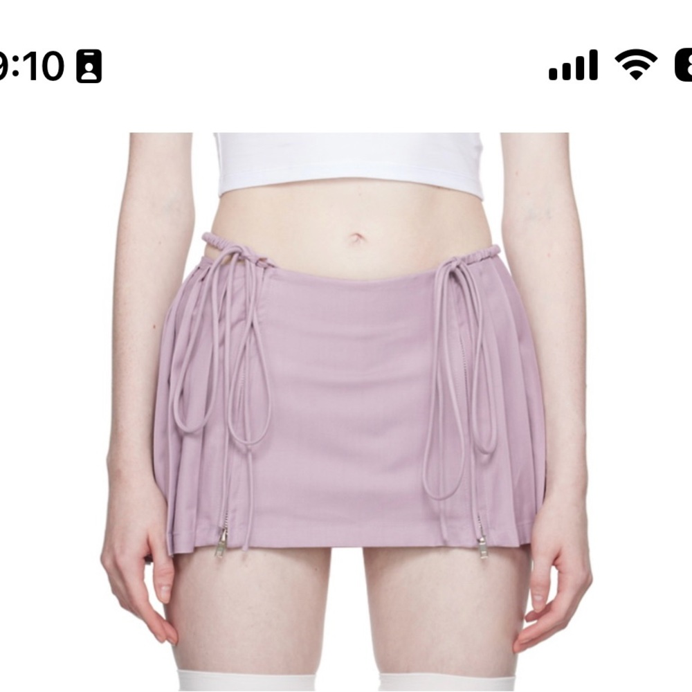 Lavender Mini Skirt